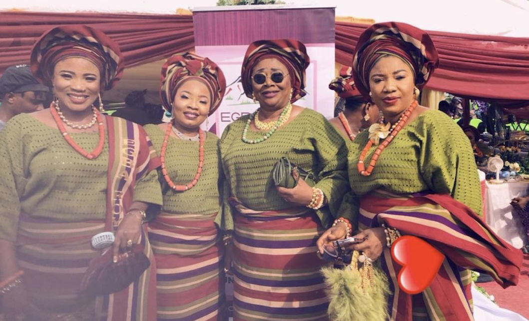 Together in traditional dress